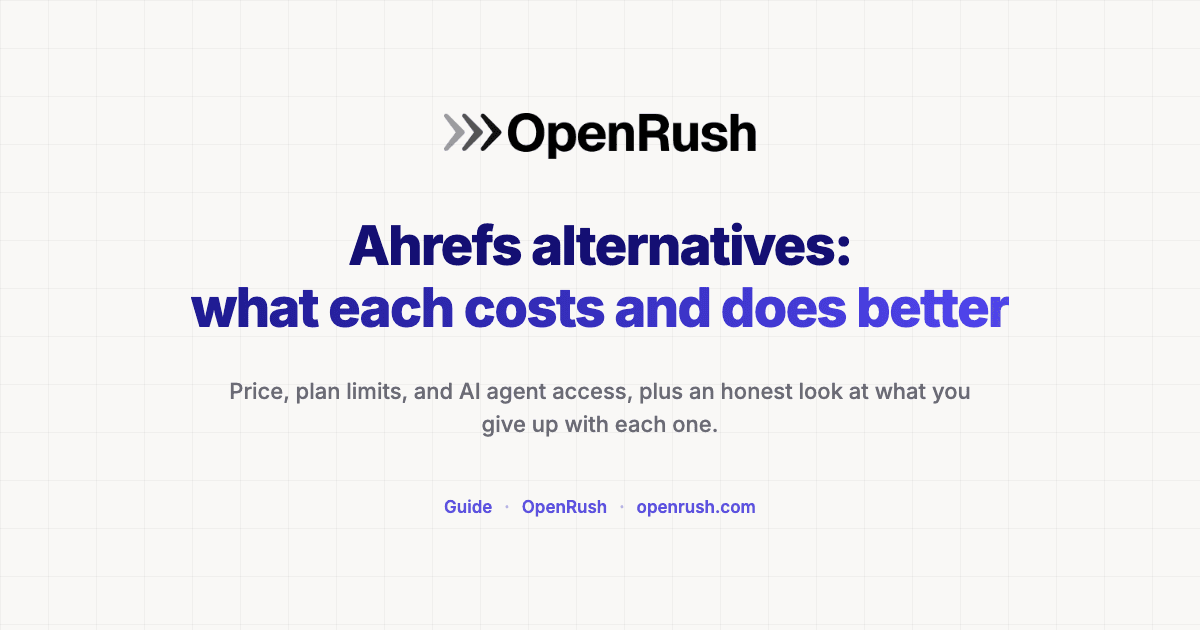 Ahrefs alternatives: what each costs and does better