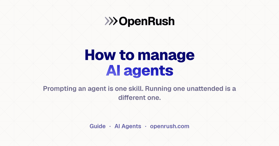 How to manage AI agents that run without you