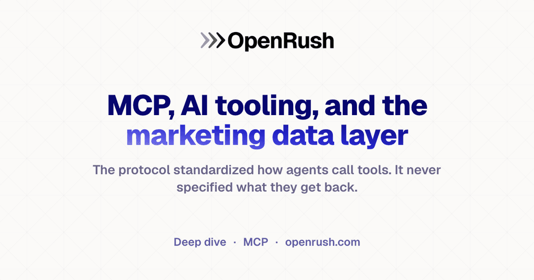 MCP, AI tooling, and the marketing data layer